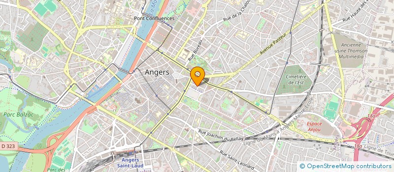 localisation de l'entreprise MADAME EMMANUELLE BOULON  ANGERS