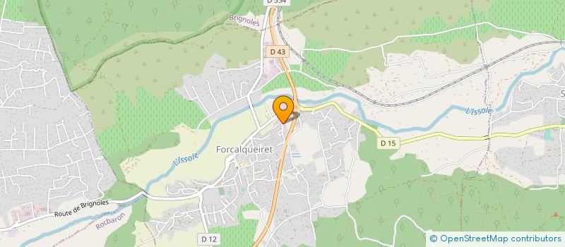 localisation de l'entreprise MADAME EMMANUELLE BOURGUIGNON  FORCALQUEIRET