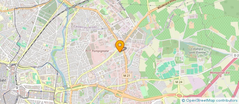 localisation de l'entreprise MADAME EMMANUELLE BOURLET  MONTPELLIER