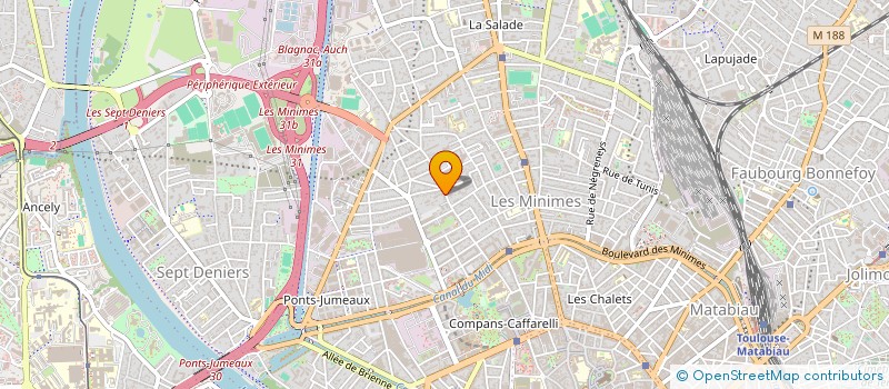 localisation de l'entreprise MADAME EMMANUELLE BOUTIN à TOULOUSE
