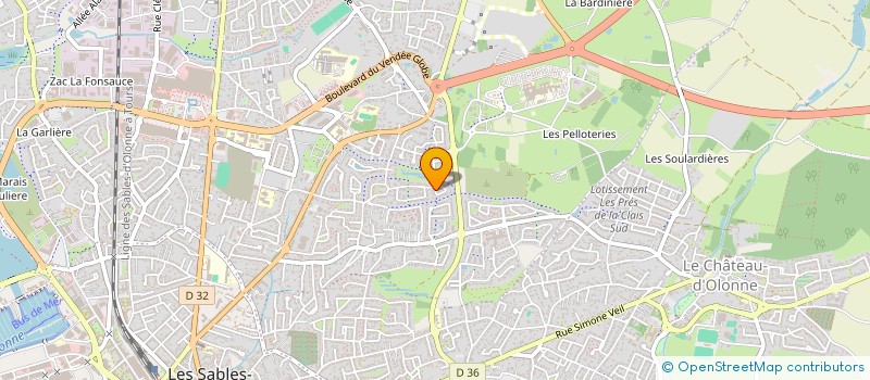 localisation de l'entreprise MADAME EMMANUELLE BOUTIN à LES SABLES D'OLONNE
