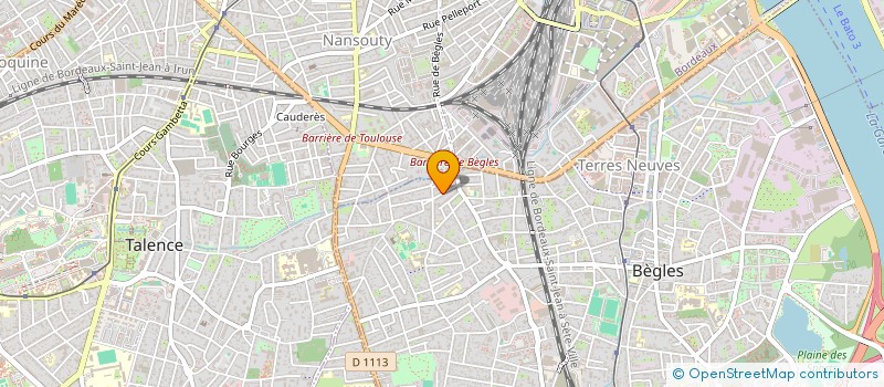localisation de l'entreprise MADAME EMMANUELLE BOUZONIE à BEGLES
