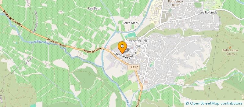 localisation de l'entreprise MADAME EMMANUELLE BOYER  PIERREFEU-DU-VAR