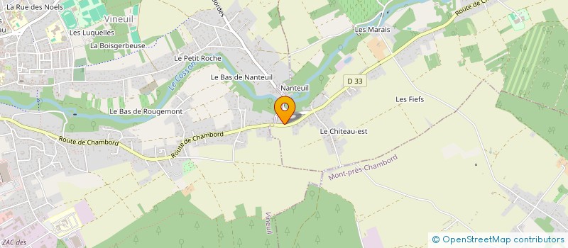 localisation de l'entreprise MADAME EMMANUELLE BRAJEUX-GELI à HUISSEAU-SUR-COSSON