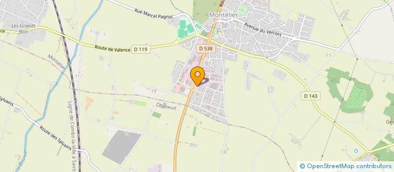 localisation de l'entreprise MADAME EMMANUELLE BRAND  MONTELIER