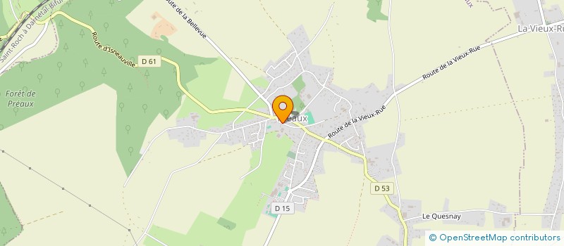 localisation de l'entreprise MADAME EMMANUELLE BREANT  PREAUX