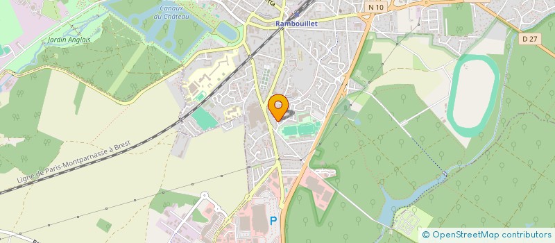 localisation de l'entreprise MADAME EMMANUELLE BRICOUT à RAMBOUILLET