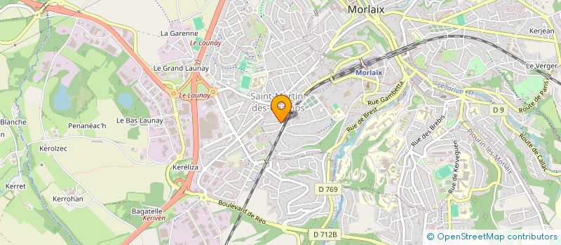 localisation de l'entreprise MADAME EMMANUELLE BRIET  MORLAIX