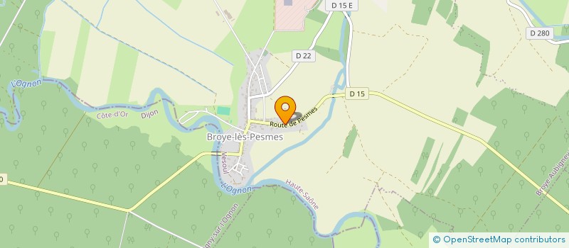 localisation de l'entreprise MADAME EMMANUELLE BRINCOURT  BROYE-AUBIGNEY-MONTSEUGNY