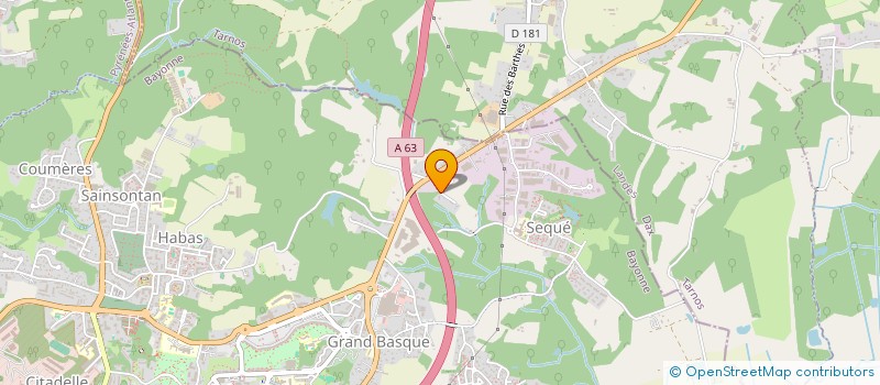 localisation de l'entreprise MADAME EMMANUELLE BRONNE  BAYONNE