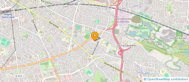 localisation de l'entreprise MADAME EMMANUELLE BROSSET à ANGERS