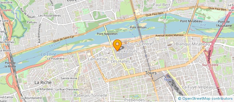 localisation de l'entreprise MADAME EMMANUELLE BRUNET  TOURS
