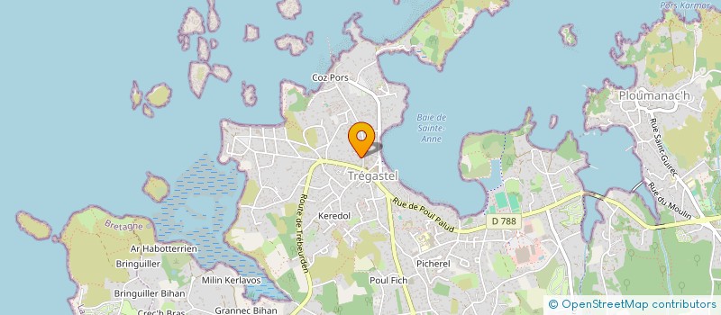 localisation de l'entreprise MADAME EMMANUELLE BUISSON  TREGASTEL