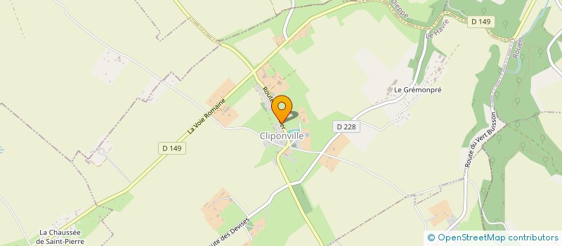 localisation de l'entreprise MADAME EMMANUELLE BUREL  CLIPONVILLE