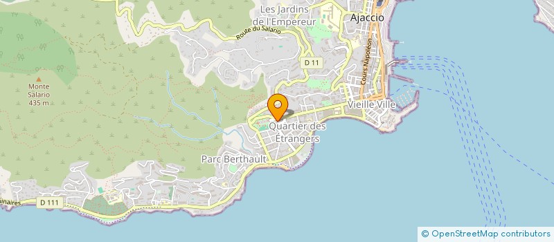 localisation de l'entreprise MADAME EMMANUELLE BURESI  AJACCIO
