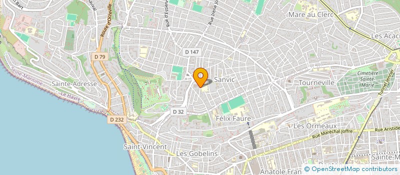 localisation de l'entreprise MADAME EMMANUELLE BUSSY à LE HAVRE