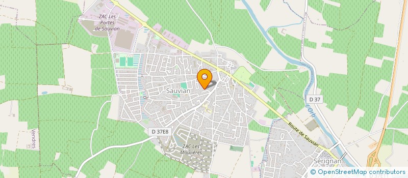 localisation de l'entreprise MADAME EMMANUELLE CABE  SAUVIAN