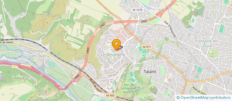 localisation de l'entreprise MADAME EMMANUELLE CADET  TALANT