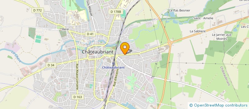 localisation de l'entreprise MADAME EMMANUELLE CAILLAUD  CHATEAUBRIANT