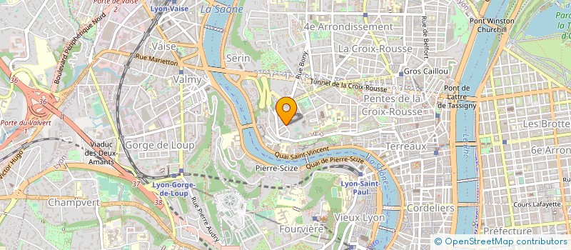 localisation de l'entreprise MADAME EMMANUELLE CAILLE  LYON