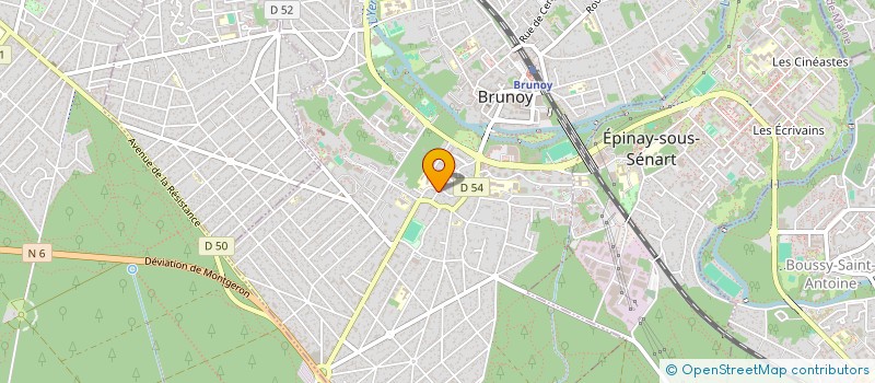 localisation de l'entreprise MADAME EMMANUELLE CAILLOUET  BRUNOY