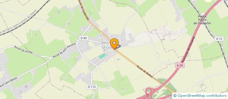 localisation de l'entreprise MADAME EMMANUELLE CALABRESE  BEUZEVILLE-LA-GRENIER