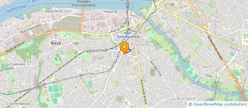 localisation de l'entreprise MADAME EMMANUELLE CALDRAGUES  REZE