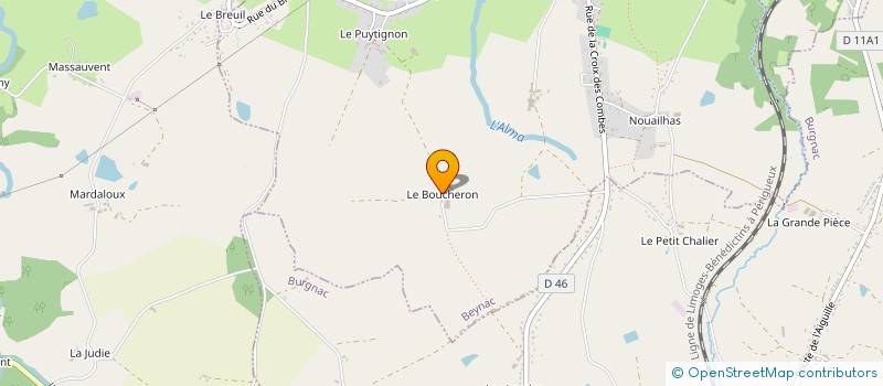 localisation de l'entreprise MADAME EMMANUELLE CALLIES à AIXE-SUR-VIENNE