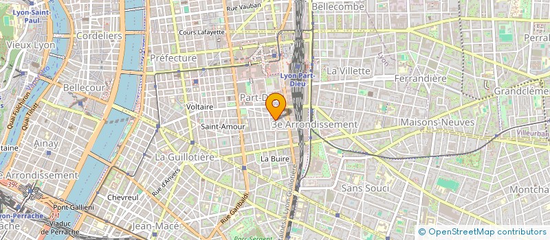 localisation de l'entreprise MADAME EMMANUELLE CALVET à LYON