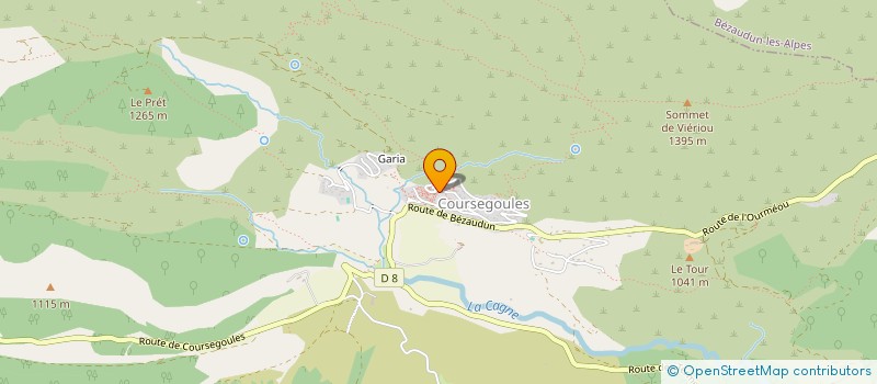 localisation de l'entreprise MADAME EMMANUELLE CAMUS  COURSEGOULES