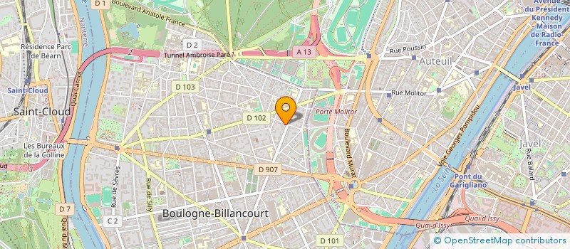 localisation de l'entreprise MADAME EMMANUELLE CARASSUS à BOULOGNE-BILLANCOURT