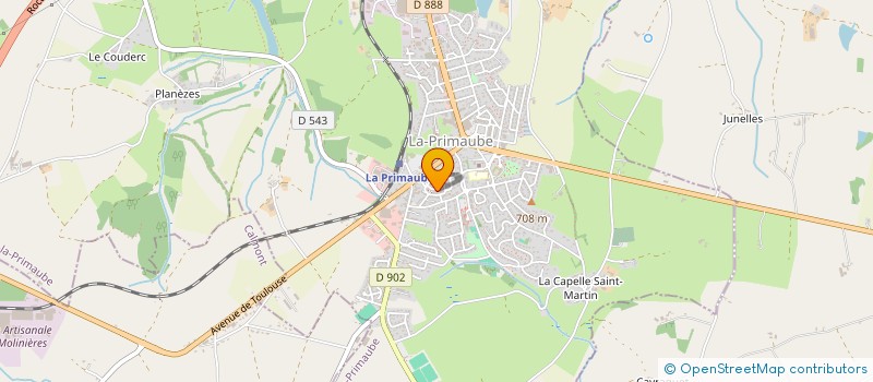 localisation de l'entreprise MADAME EMMANUELLE CARRE à LUC-LA-PRIMAUBE