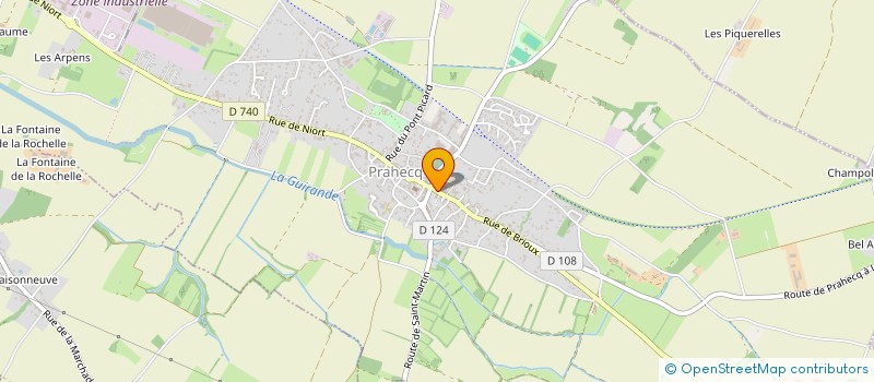 localisation de l'entreprise MADAME EMMANUELLE CARTIER-GUILLOTEAU  PRAHECQ