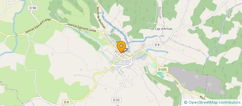 localisation de l'entreprise MADAME EMMANUELLE CASSAGNE  AURIGNAC