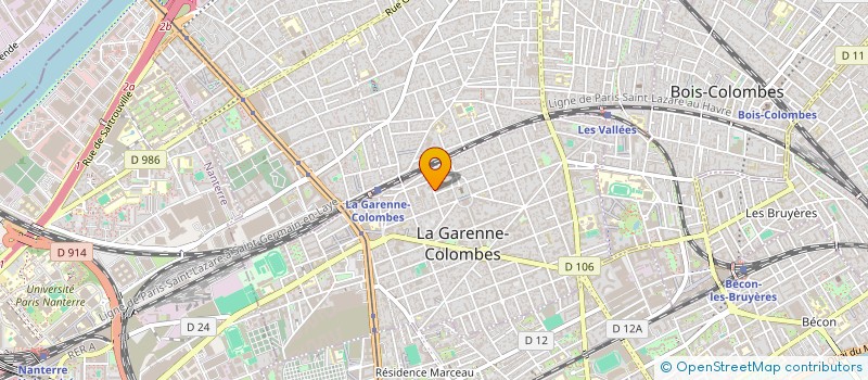 localisation de l'entreprise MADAME EMMANUELLE CASSAT à LA GARENNE-COLOMBES