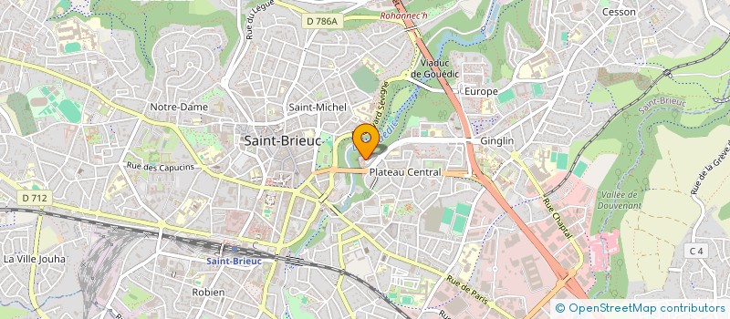localisation de l'entreprise MADAME EMMANUELLE CATROUILLET à SAINT-BRIEUC