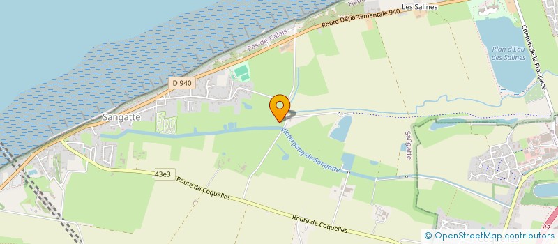 localisation de l'entreprise MADAME EMMANUELLE CATRY  SANGATTE