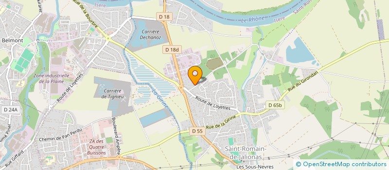 localisation de l'entreprise MADAME EMMANUELLE CAVANNA  SAINT-ROMAIN-DE-JALIONAS