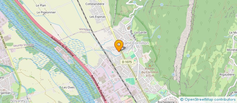 localisation de l'entreprise MADAME EMMANUELLE CHABROLLES  FONTANIL-CORNILLON