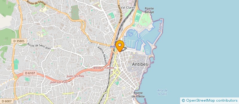 localisation de l'entreprise MADAME EMMANUELLE CHADOUTAUD à ANTIBES