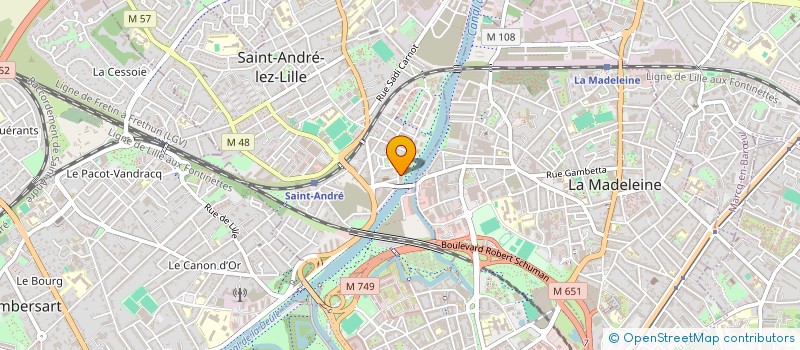 localisation de l'entreprise MADAME EMMANUELLE CHALAVON à SAINT-ANDRE-LEZ-LILLE