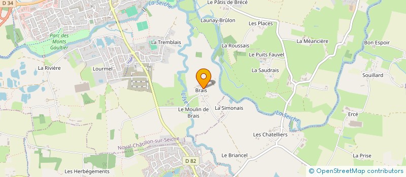 localisation de l'entreprise MADAME EMMANUELLE CHAMAILLARD  NOYAL-CHATILLON-SUR-SEICHE