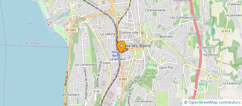 localisation de l'entreprise MADAME EMMANUELLE CHAMBAT à AIX LES BAINS
