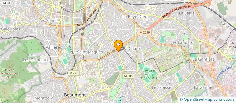 localisation de l'entreprise MADAME EMMANUELLE CHAMINADE  CLERMONT-FERRAND