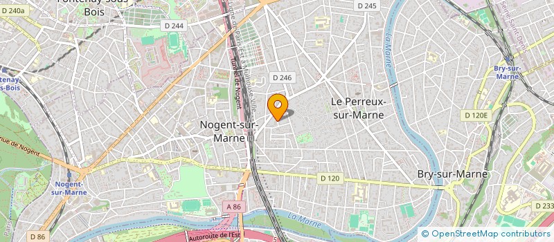 localisation de l'entreprise MADAME EMMANUELLE CHANTELAT à LE PERREUX-SUR-MARNE