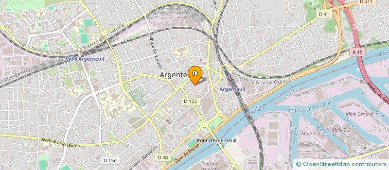 localisation de l'entreprise MADAME EMMANUELLE CHAPELON  ARGENTEUIL