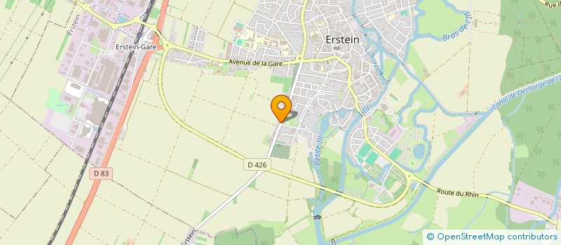 localisation de l'entreprise MADAME EMMANUELLE CHARBONNIER  ERSTEIN