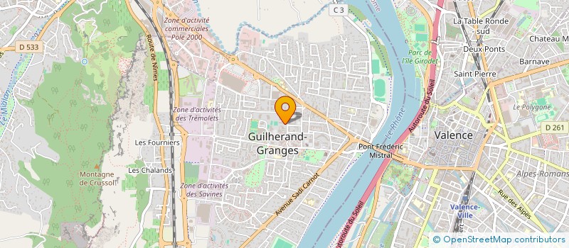 localisation de l'entreprise MADAME EMMANUELLE CHASSON  GUILHERAND-GRANGES