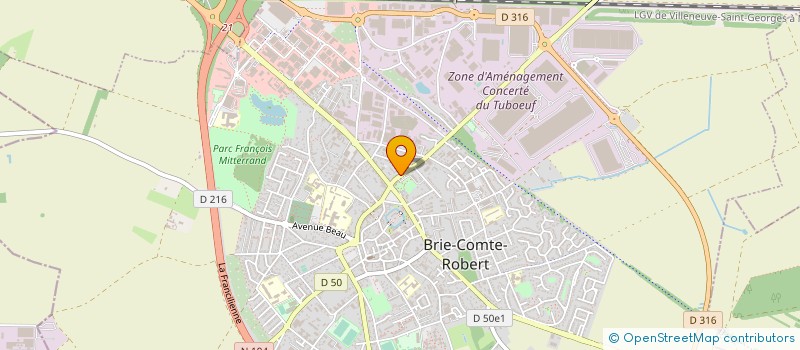 localisation de l'entreprise MADAME EMMANUELLE CHATEAU  BRIE-COMTE-ROBERT
