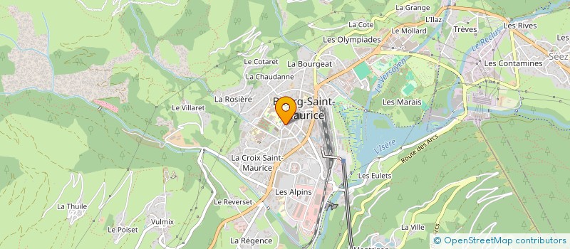 localisation de l'entreprise MADAME EMMANUELLE CHATELAIS  BOURG-SAINT-MAURICE